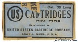 United States Cartridge Company .38 Long Rim Fire BP Excellent Sealed