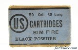 United States Cartridge Company .38 Long Rim Fire BP Excellent Sealed - 5 of 6