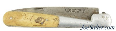 Interesting Antique Corsican French Vendetta Folding Knife