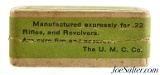 Scarce Black Powder Full Box UMC 22 Long Shot Ammo White "U" Red Ball Issue - 2 of 8