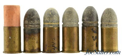 Scarce British .442 Revolver Ammo 44 Webley RIC 6 Rounds Kynoch Eley