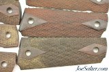 Vintage Early Colt 1911 Walnut Grips 3 Pair+ - 2 of 6