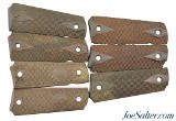 Vintage Early Colt 1911 Walnut Grips 3 Pair+ - 1 of 6