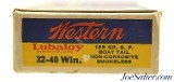 Early 1930's Western "Bullseye" Target Logo Box 32-40 Winchester SP Boat Tail - 5 of 7