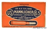Colorful Full Box U.S. Cartridge Co. 6.5 Mannlicher Ammo - 3 of 6