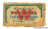 Winchester New Rival 12 Gauge Black Powder Paper Shotgun Shell Box Empty - 2 of 5