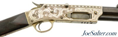 Very Rare Deluxe Engraved Robinson Model 1872 Repeating Rifle by Adirondack Firearms Co.