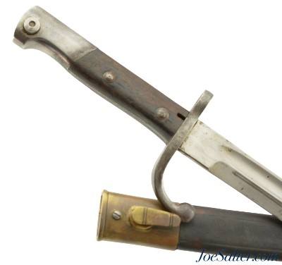 Brazilian M1908 Mauser Bayonet with Scabbard