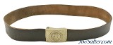 WWII German Youth Belt with Nickel Silver Buckle by F.W. Assmann & Sohne - 1 of 7