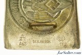 WWII German Youth Belt with Nickel Silver Buckle by F.W. Assmann & Sohne - 7 of 7