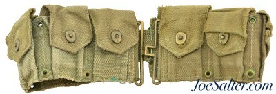 WWII US M1923 Ammunition Cartridge Belt M1 Garand