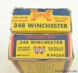 Vintage .348 Winchester Ammo Remington and Winchester 29rnds - 6 of 8