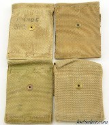 WW1 M1910 US Military M1910 .45 Magazine Belt Pouches 4pc - 2 of 4