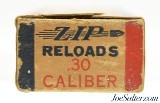 Scarce Depression Era 1930's ZIP Reload .30 Cal bullets and Blanks - 3 of 6