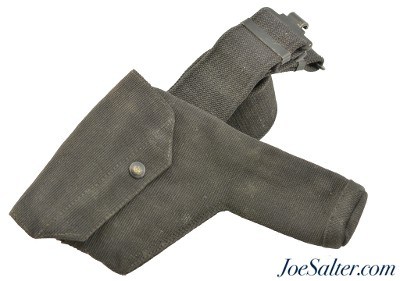 British Webley Canvas Holster "M. E. Co. 1954 " With Belt