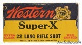 Western Super-X 22 Long Rifle Shot Ammunition Full Box
