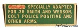 1930's Remington UMC 'Dog Bone' Kleanbore 38 S&W Ammo Full Box - 4 of 7