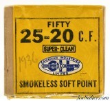Excellent Dominion 25-20 Win Soft Point Full Box 1936 - 3 of 7