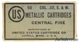 US Metallic Cartridges Cal. .32 S&W 50 rounds Black Powder