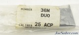 WWII Czech Duo 6.35mm Pistol Mfg German Occupation 1943 - 11 of 11