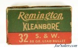 Remington Kleanbore 32 S&W Ammo Full Box 88 Grain Lead - 3 of 7 Remington Kleanbore 32 S&W Ammo Full Box 88 Grain Lead - 3 of 7
