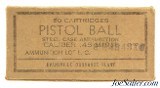 WWII 45 ACP Ammo Evansville Ordnance Plant 1943 Full Box 1911A1 - 1 of 2