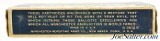 Winchester 35 Win Ammo Full Box 1930's Staynless Non-Mercuric SP - 6 of 7