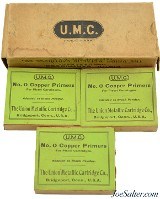 Antique U.M.C No. 0 Copper Primers Adapted to Black Powder 600 to700 ct. - 1 of 6
