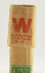 Winchester 25-25 Stevens Ammo UMC Cartridges Full Box - 3 of 7