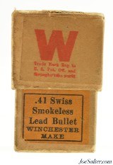 Winchester 41 Swiss Rim Fire Ammo Smokeless Full Box "3-11" Date Code - 4 of 6