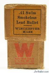 Winchester 41 Swiss Rim Fire Ammo Smokeless Full Box "3-11" Date Code - 5 of 6