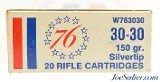 Winchester 76 Bicentennial Commemorative Box 30-30 Ammo Silvertip - 4 of 6