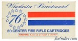 Winchester 76 Bicentennial Commemorative Box 30-30 Ammo Silvertip