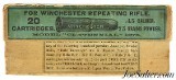 Centennial Box 45-75 Winchester Ammo Final Version Black Powder Late
1890's