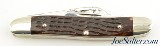 Vintage Case XX 1972 Bone Stockman Jack Knife 6347 HP - 2 of 6