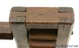 Original British WWII Wood Air Raid Gas Alarm Rattle - 6 of 7