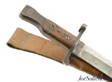 WWI US Marked Ross MkI Rifle Bayonet Quebec 1909