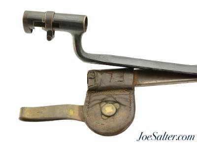 Original US M1873 Trapdoor Socket Bayonet w/ Scabbard
