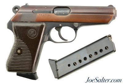Czech Cold War Model 1950 Semi-Auto 7.65mm Pistol W/2 Mags C&R