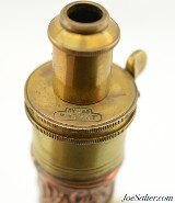 Antique G. & J. W. Hawksley Scarce "Pharaoh's Horse" Design Powder Flask - 5 of 5