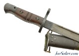 Excellent WWI US M1917 Remington Bayonet and Scabbard - 1 of 11