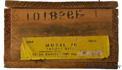1950s Winchester Factory Wooden Shipping Crate Model 70