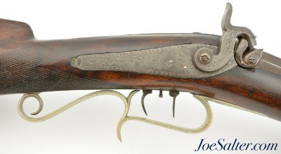 New York Percussion Sporting Rifle by John Rector of Syracuse - Image 5 of 15