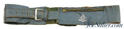 WWII Canadian RCAF Blue Leather Money Belt