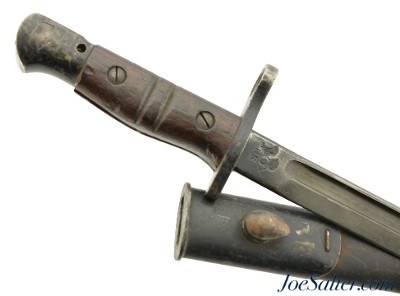WWI AEF Remington Model 1917 Bayonet + Scabbard