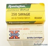 250 Savage Ammunition 40rnds - 2 of 3