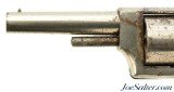 "Tramps Terror" Spur Trigger 22RF Revolver Hood Firearms Co. Antique - 6 of 11