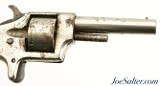 "Tramps Terror" Spur Trigger 22RF Revolver Hood Firearms Co. Antique - 3 of 11