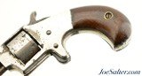 "Tramps Terror" Spur Trigger 22RF Revolver Hood Firearms Co. Antique - 4 of 11
