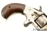 "Tramps Terror" Spur Trigger 22RF Revolver Hood Firearms Co. Antique - 2 of 11